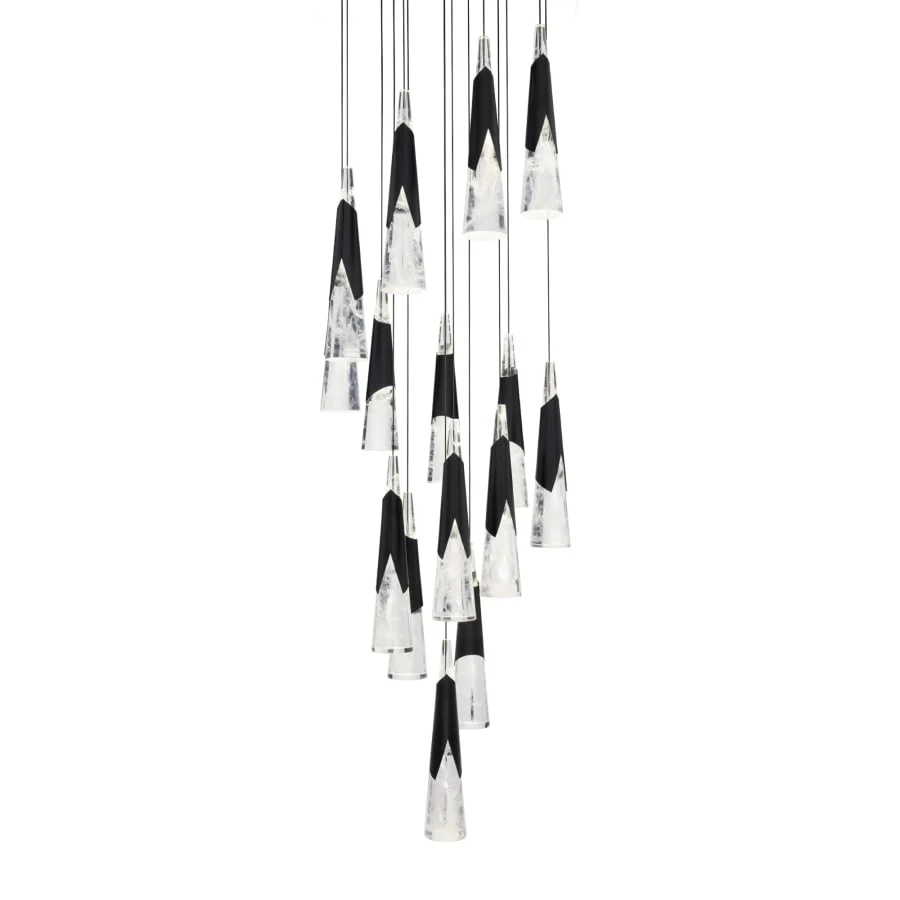 Modern Forms Kilt 15 Light 23" Wide LED Suspension Multi Light Pendant - Image 1