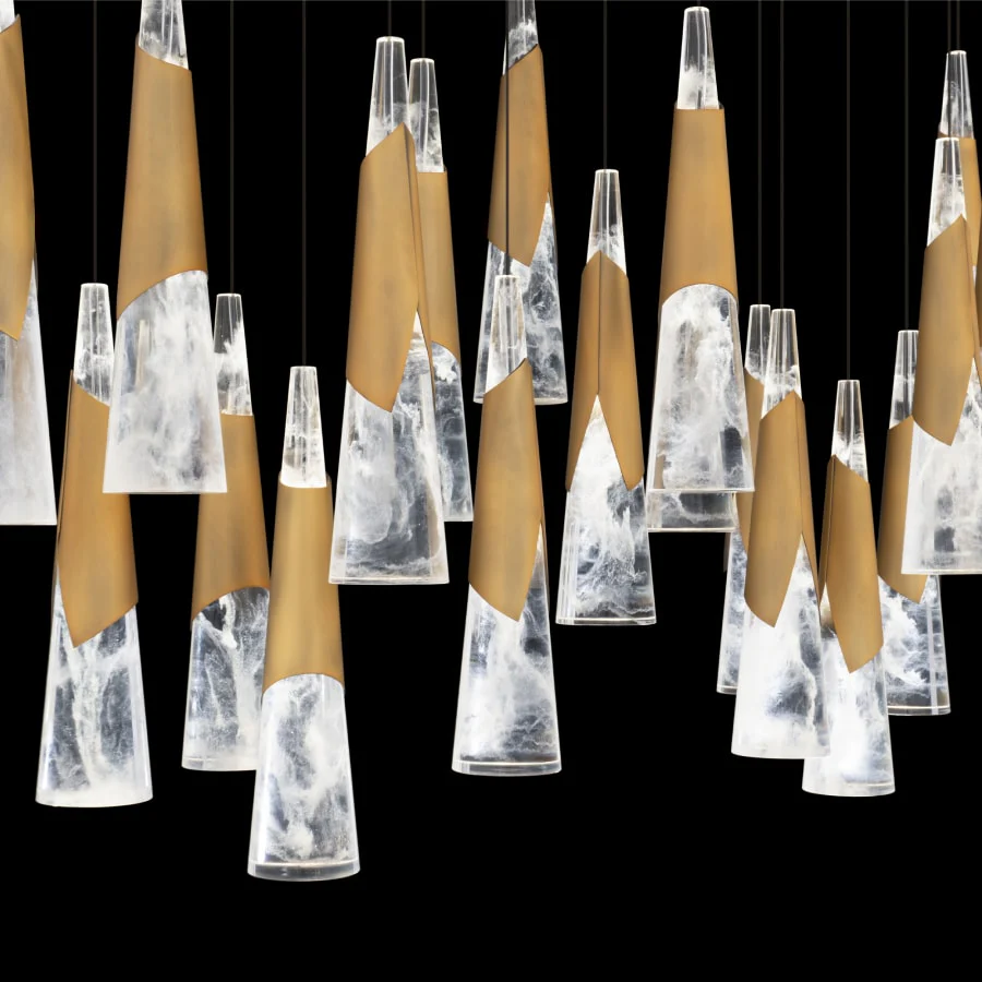 Modern Forms Kilt 23 Light 12" Wide LED Suspension Multi Light Pendant - Image 2