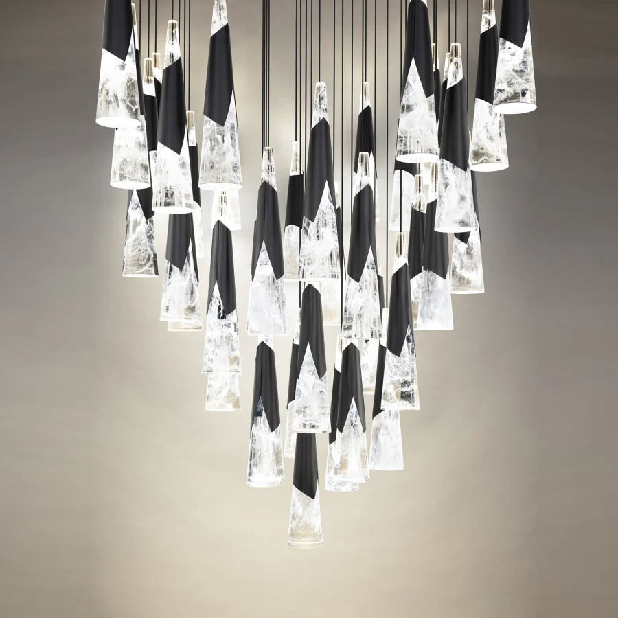 Modern Forms Kilt 41 Light 36" Wide LED Suspension Multi Light Pendant - Image 2