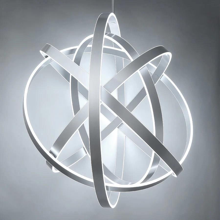 Modern Forms Kinetic 5 Light 60" Wide Integrated LED Globe Chandelier - Image 3