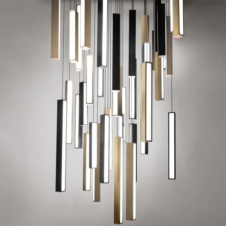 Modern Forms Chaos 41 Light 36" Wide LED Suspension Multi Light Pendant - Image 2