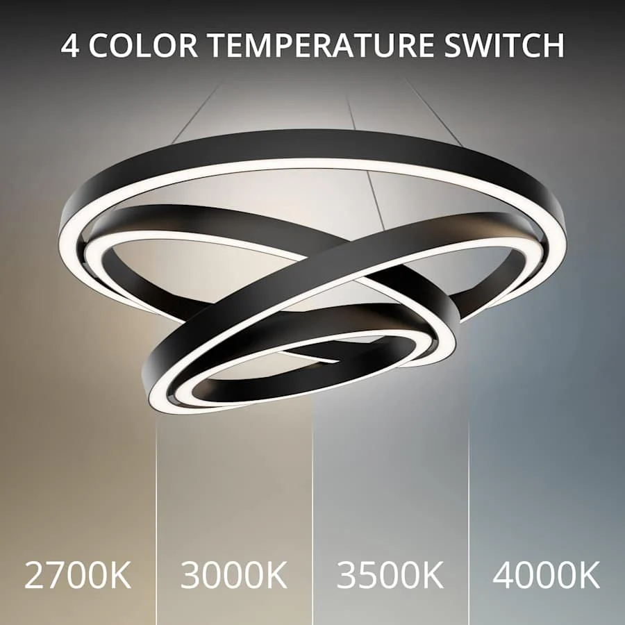 Modern Forms Storm Chaser 35" Wide LED Abstract Chandelier - 2700K - Image 3