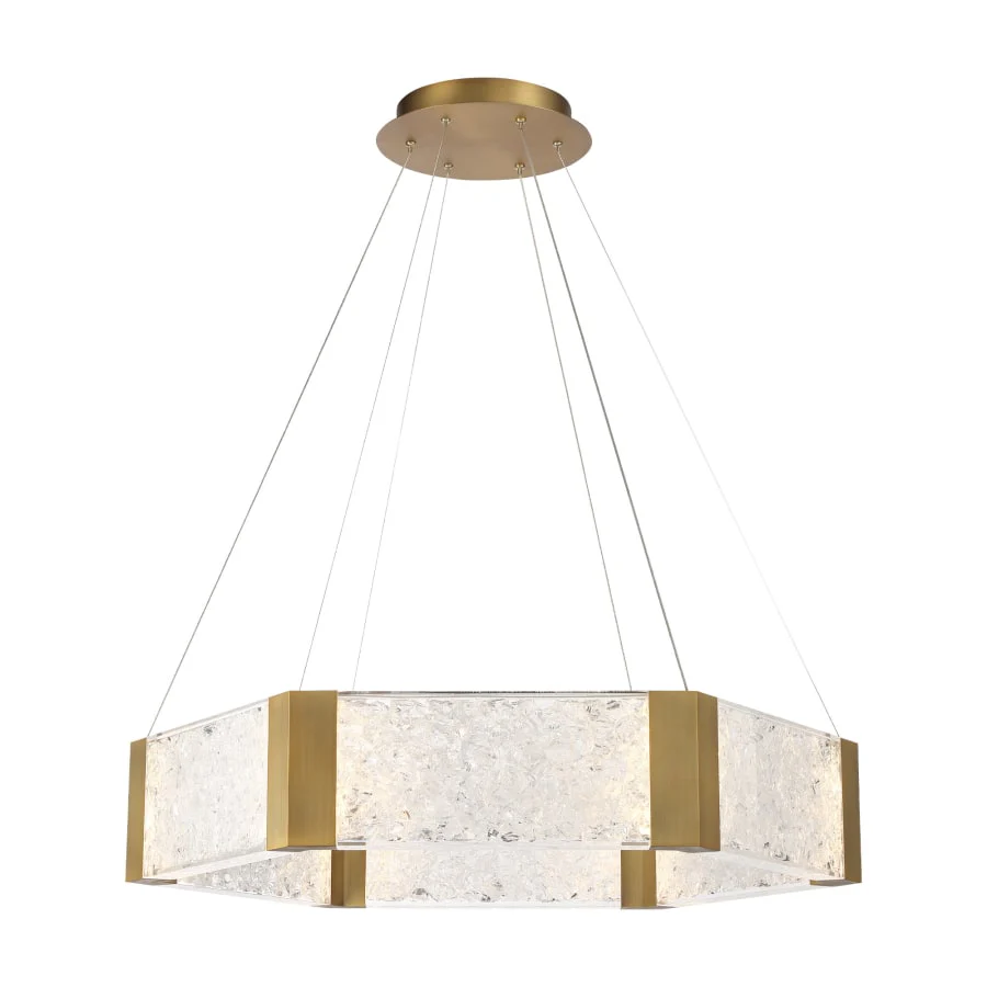 Modern Forms Forever 34" Wide LED Suspended Drum Chandelier with K5 Crystal Shades - Image 3