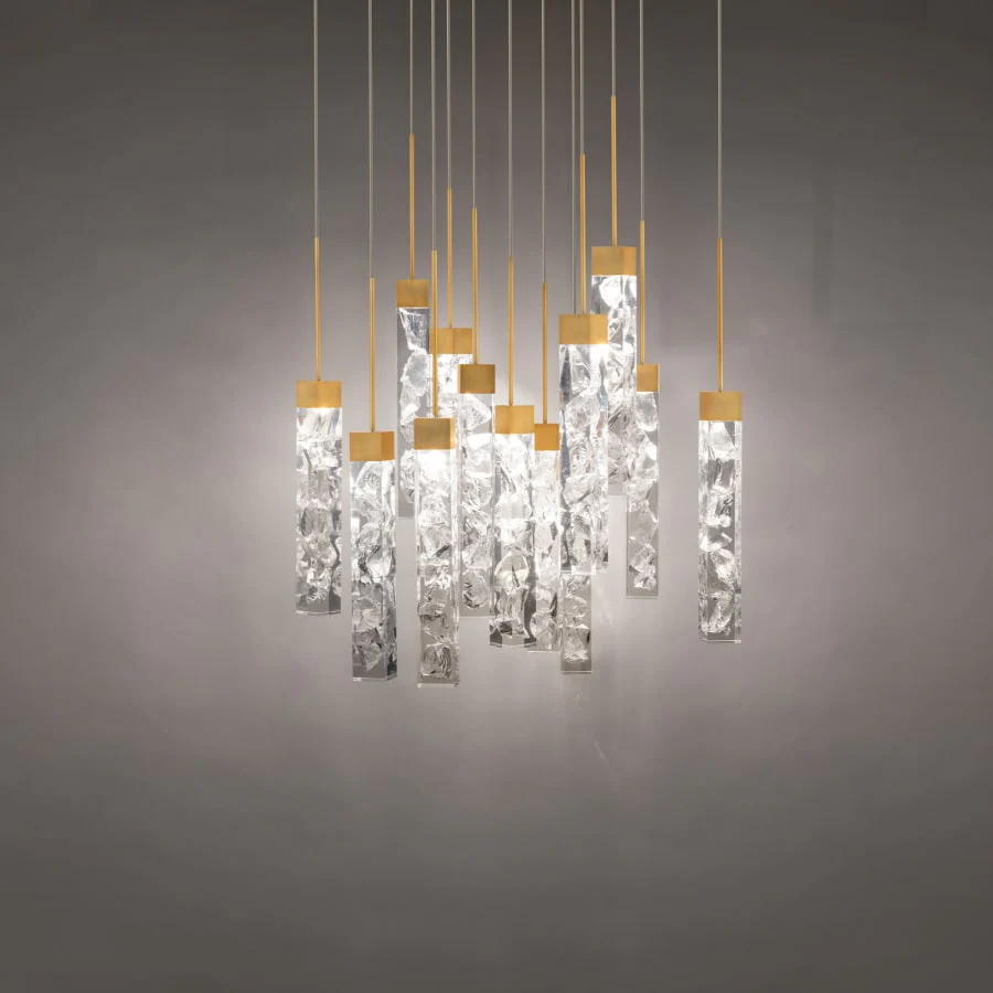 Modern Forms Minx 13 Light 20" Wide LED Crystal Multi Light Pendant - Image 2