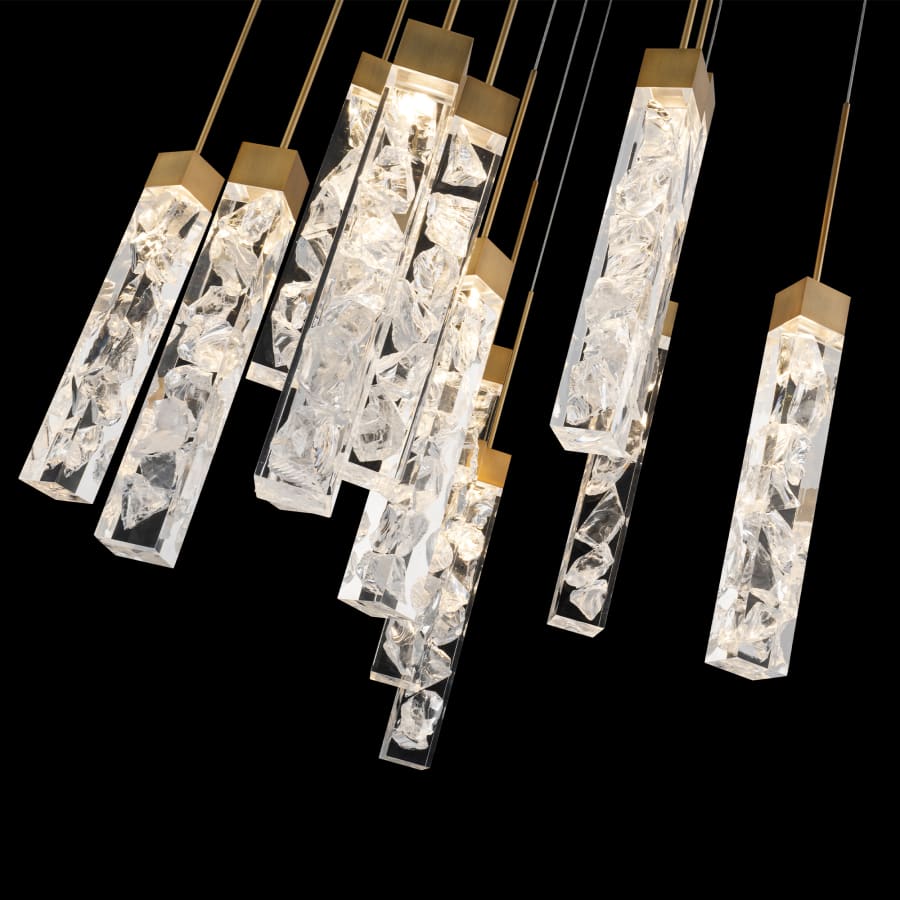 Modern Forms Minx 13 Light 20" Wide LED Crystal Multi Light Pendant - Image 3