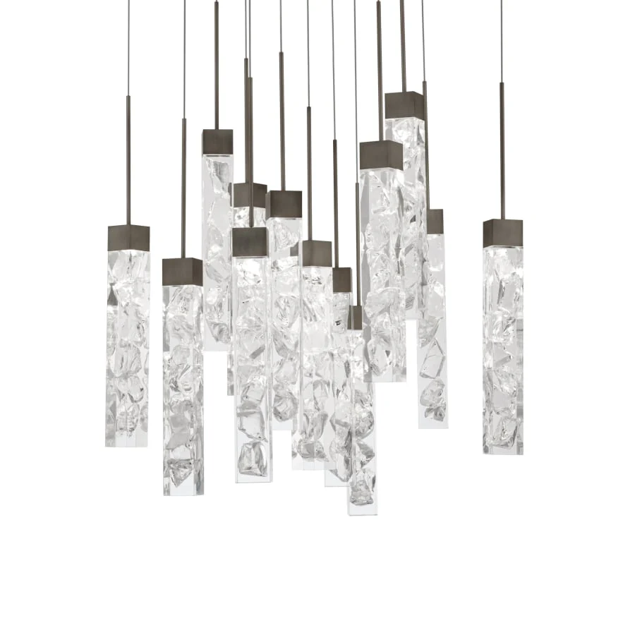 Modern Forms Minx 13 Light 20" Wide LED Crystal Multi Light Pendant - Image 1