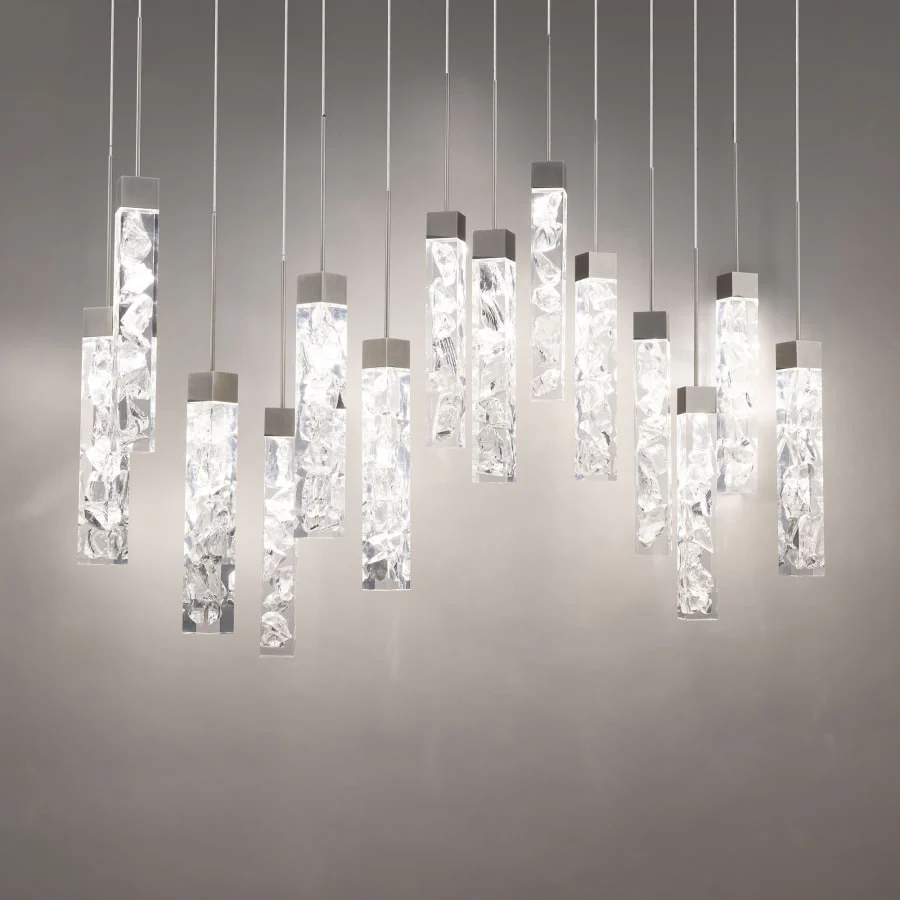 Modern Forms Minx 14 Light 10" Wide LED Crystal Multi Light Pendant - Image 2