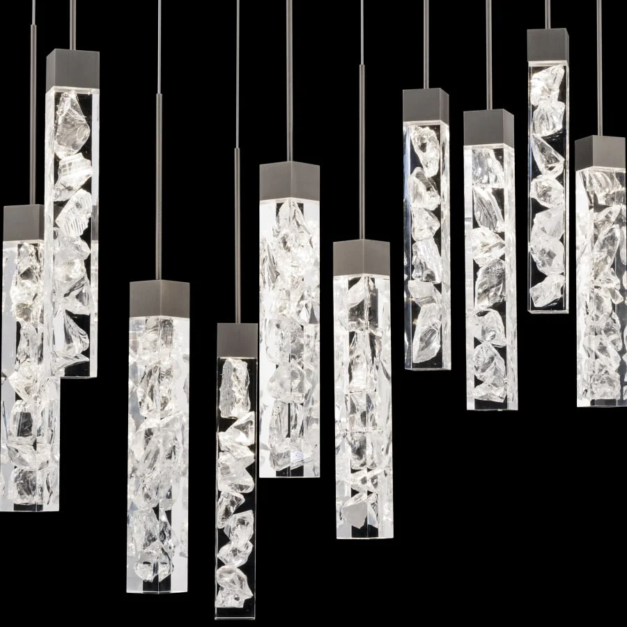 Modern Forms Minx 14 Light 10" Wide LED Crystal Multi Light Pendant - Image 3