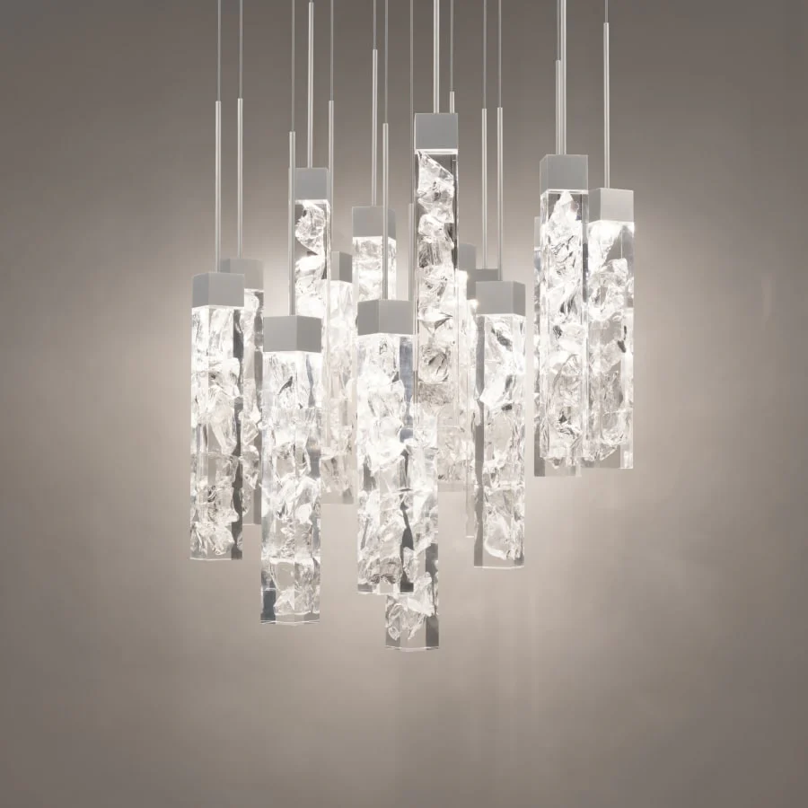Modern Forms Minx 15 Light 23" Wide LED Crystal Multi Light Pendant - Image 3