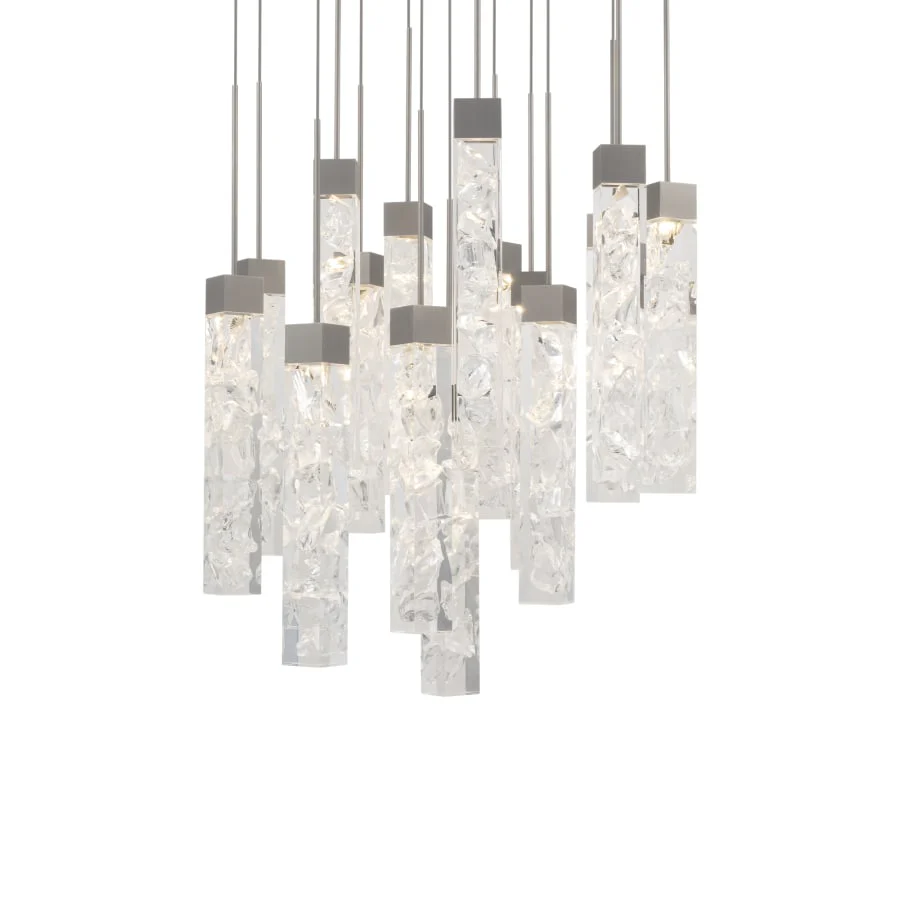 Modern Forms Minx 15 Light 23" Wide LED Crystal Multi Light Pendant - Image 1