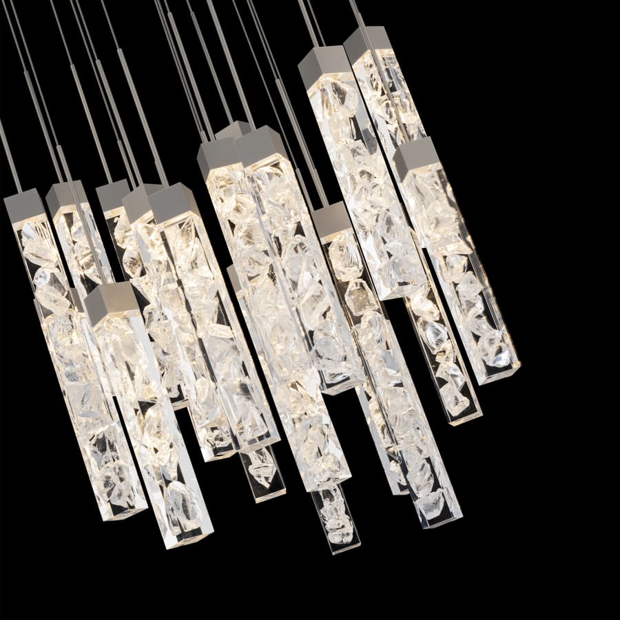 Modern Forms Minx 21 Light 26" Wide LED Crystal Multi Light Pendant - Image 2
