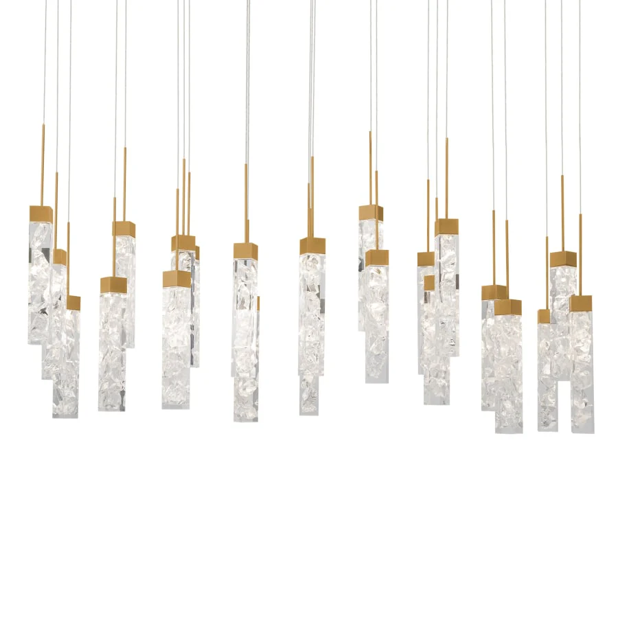 Modern Forms Minx 23 Light 12" Wide LED Crystal Multi Light Pendant - Image 1