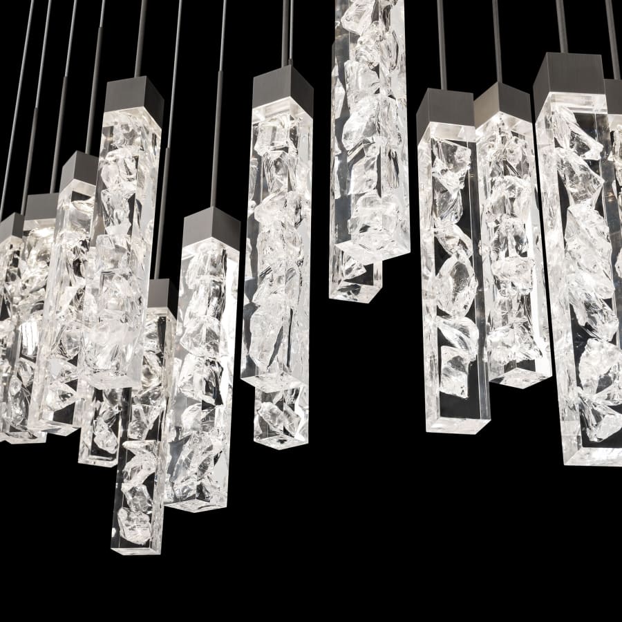 Modern Forms Minx 23 Light 12" Wide LED Crystal Multi Light Pendant - Image 2