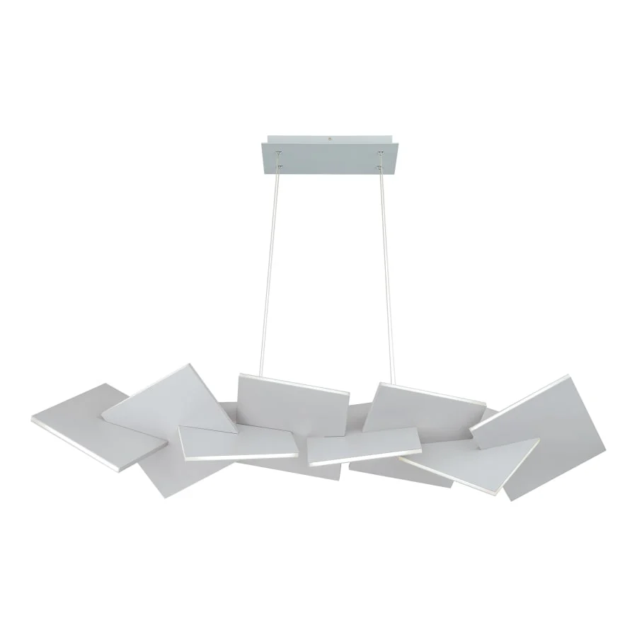 Modern Forms Konstrukt 8 Light 48" Wide LED Linear Chandelier - Image 3