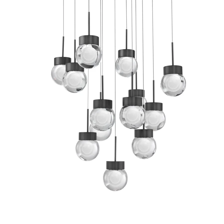Modern Forms Double Bubble 13 Light 20" Wide LED Suspension Multi Light Pendant - Image 1