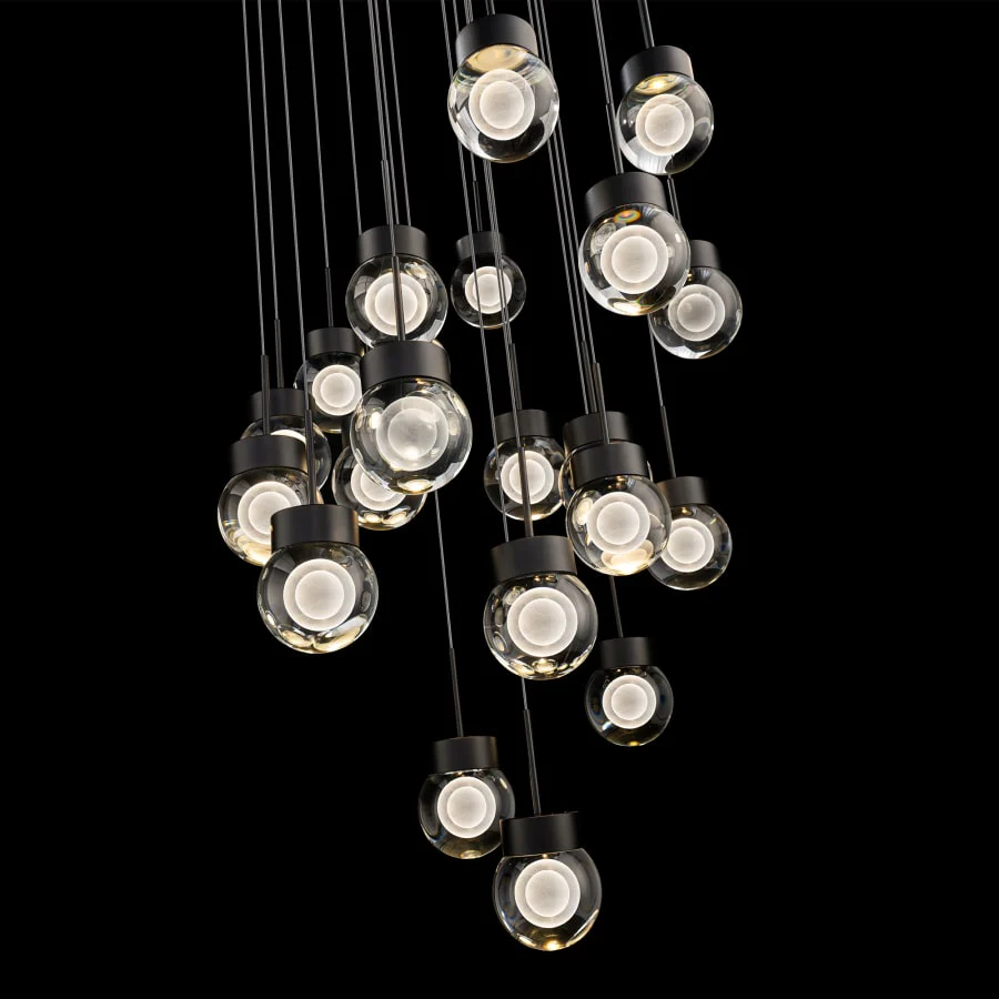 Modern Forms Double Bubble 21 Light 26" Wide LED Suspension Multi Light Pendant - Image 2