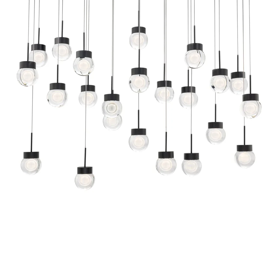 Modern Forms Double Bubble 23 Light 14" Wide LED Suspension Multi Light Pendant - Image 1