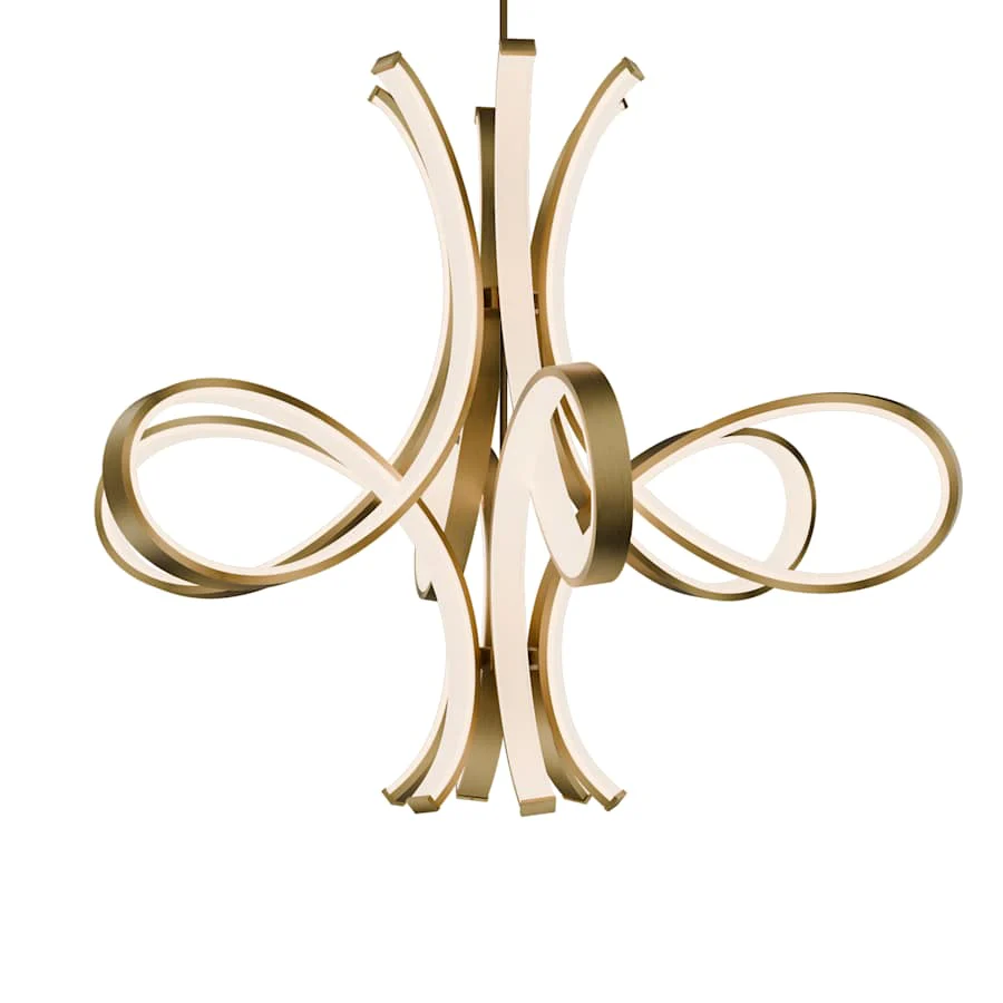 Modern Forms Fleur De Lis 56" Wide LED Abstract Chandelier - Image 2