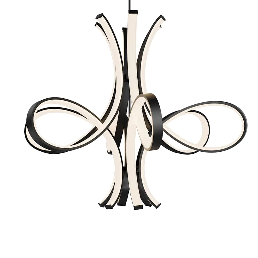 Modern Forms Fleur De Lis 56" Wide LED Abstract Chandelier - Image 3