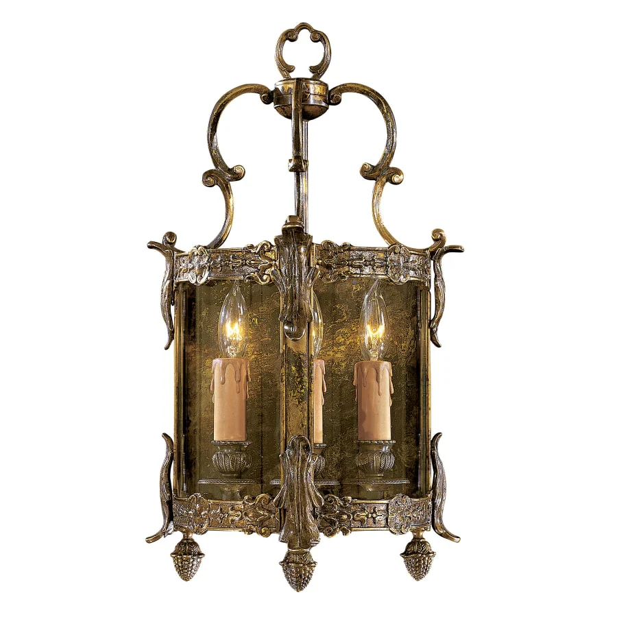 Metropolitan 3 Light Candle-Style Lantern Wall Sconce from the Foyer Collection - Image 1