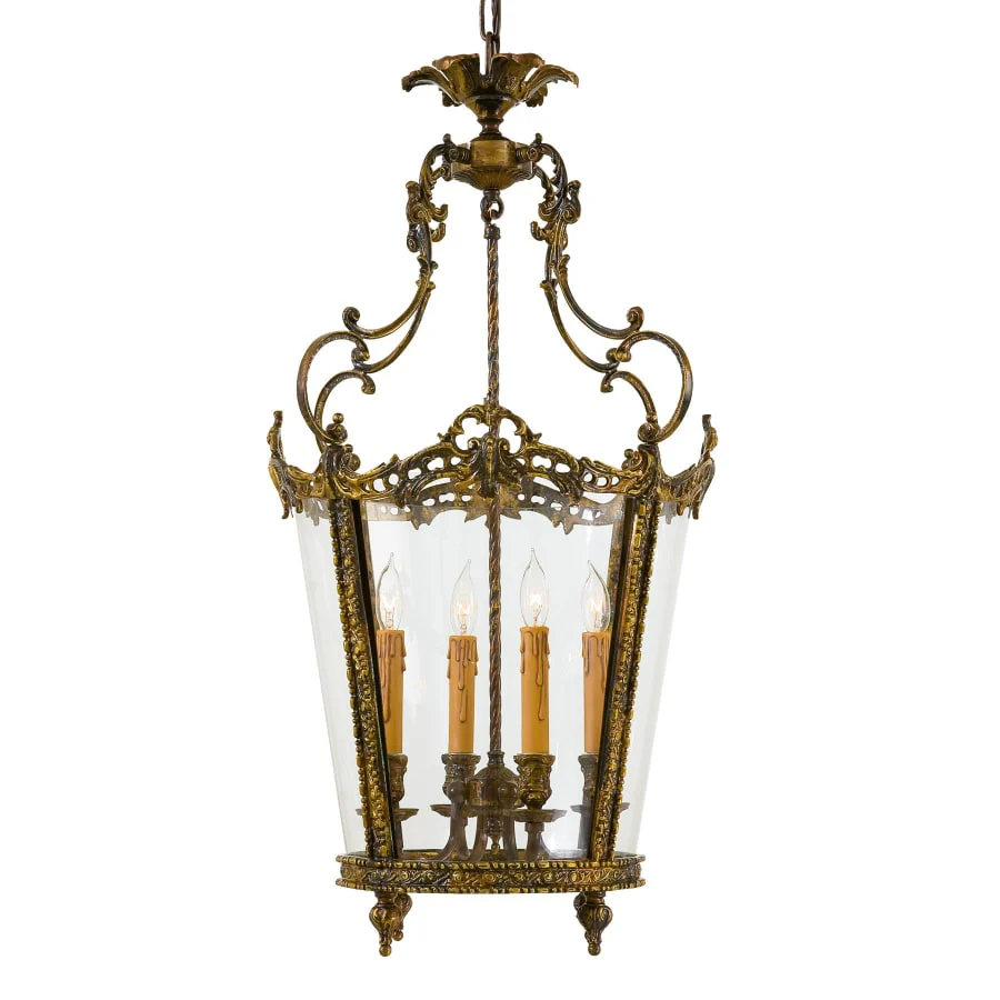 Metropolitan 4 Light Lantern Pendant from the Foyer Collection - Image 1