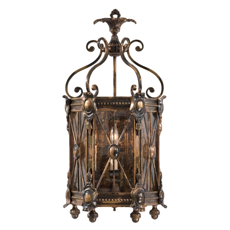 Metropolitan 3 Light Lantern Wall Sconce from the Foyer Collection - Image 1