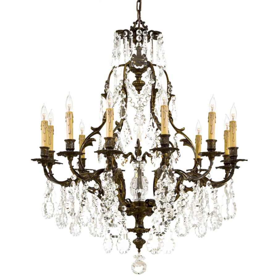 Metropolitan 12 Light 1 Tier Candle Style Crystal Chandelier from the Vintage / Crystal Collection - Image 1
