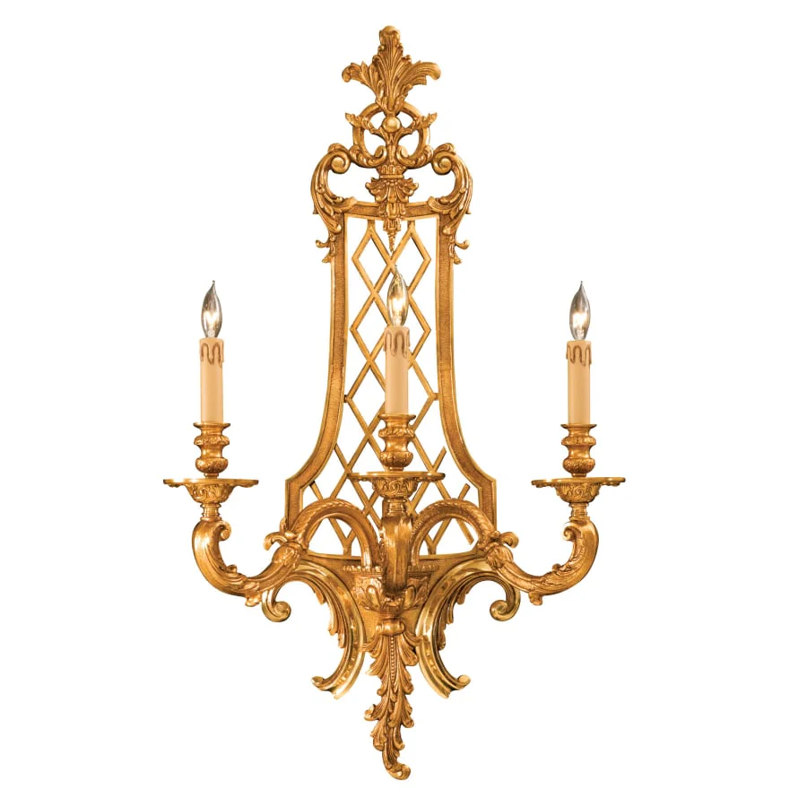 Metropolitan 3 Light 22.5" Width Candle-Style Wall Sconce from the Metropolitan Collection - Image 1