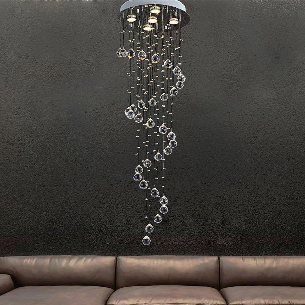 Modern Spherical Crystal Contemporary Chandelier - Image 2