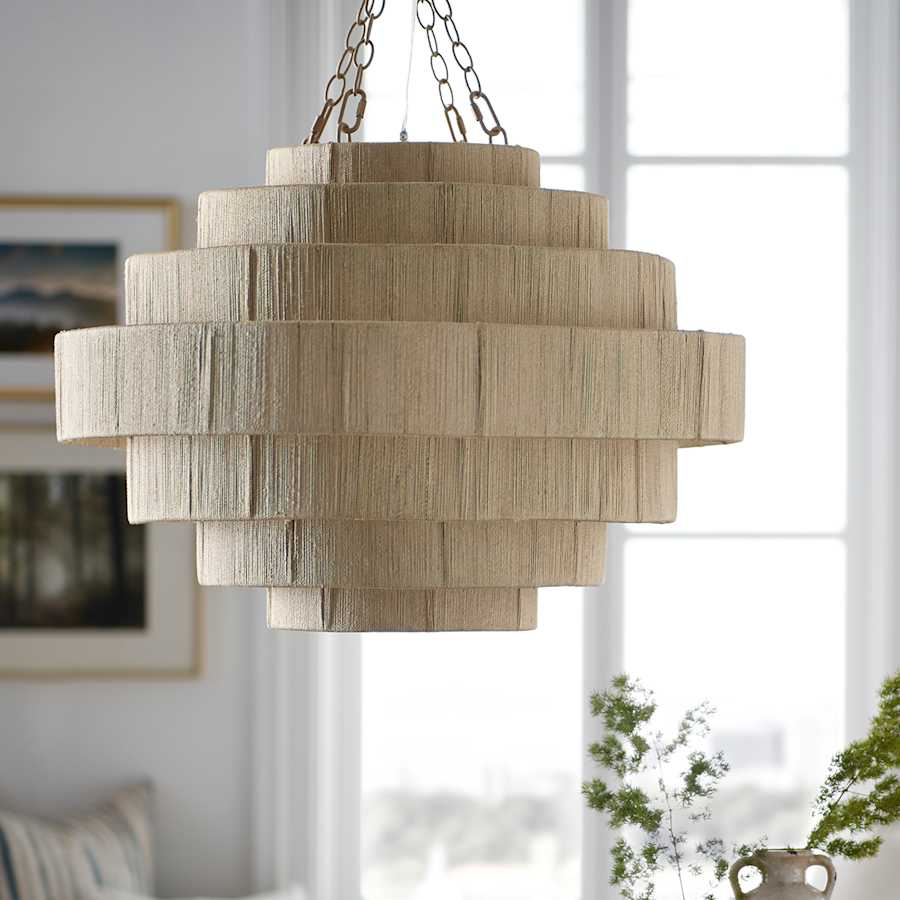 Palecek Everly 4 Light 30" Wide Pendant - Image 2