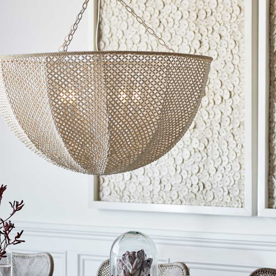 Palecek Quinn 4 Light 37" Wide Pendant - Image 3