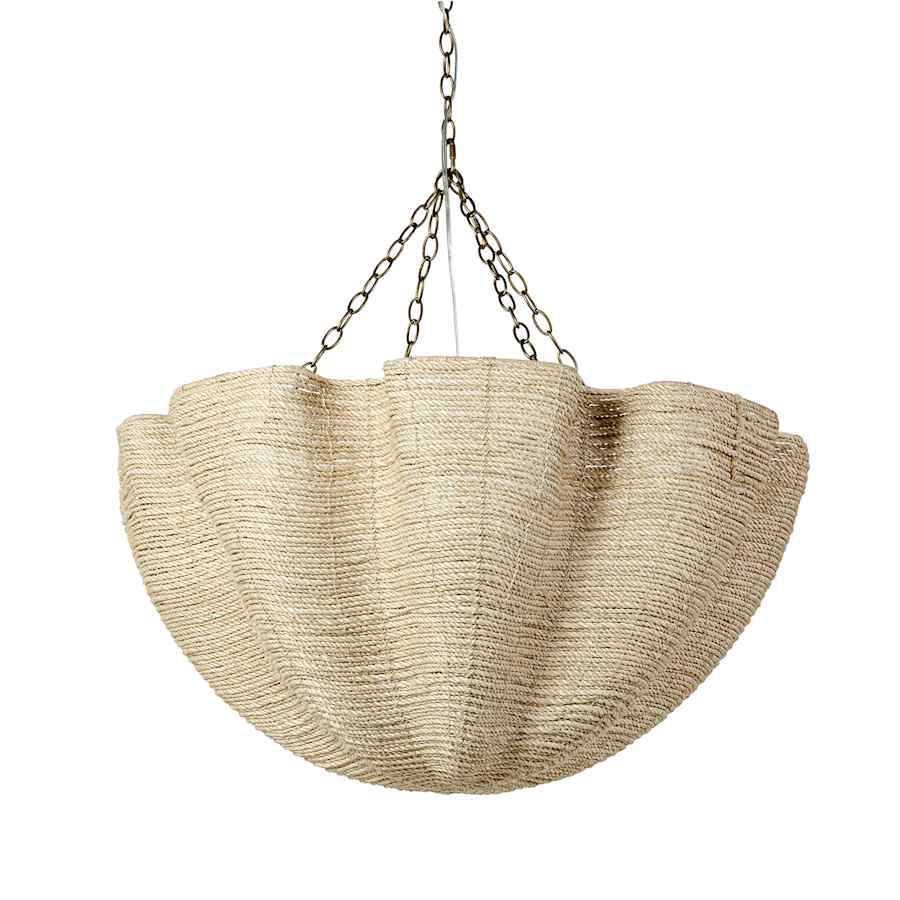 Palecek Isla 3 Light 37" Wide Chandelier - Image 1