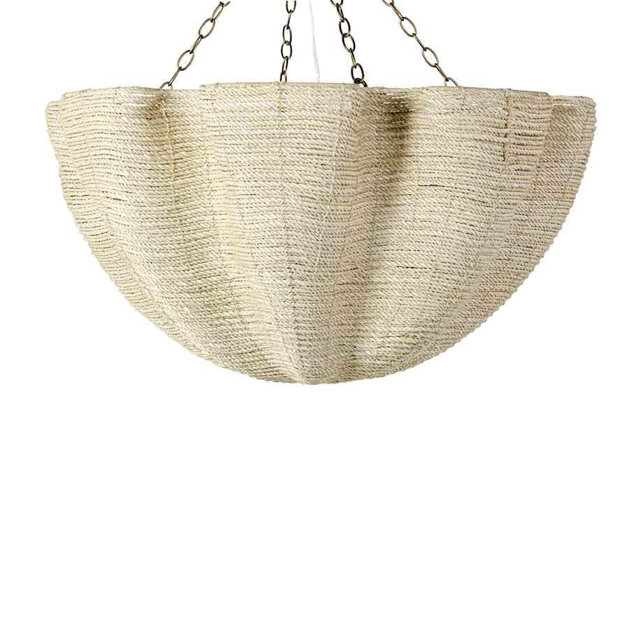 Palecek Isla 3 Light 37" Wide Chandelier - Image 3