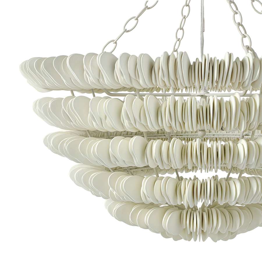 Palecek Hannah 3 Light 31" Wide Chandelier - Image 2