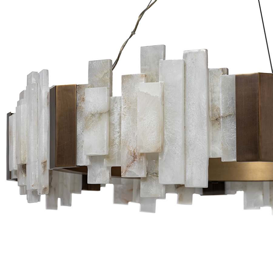 Palecek Montrose 38" Wide Ring Chandelier - Image 2