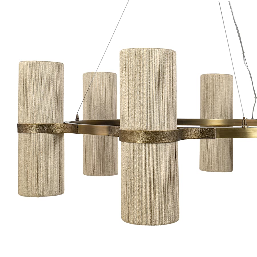Palecek Sinclair 16 Light 51" Wide Ring Chandelier - Image 2