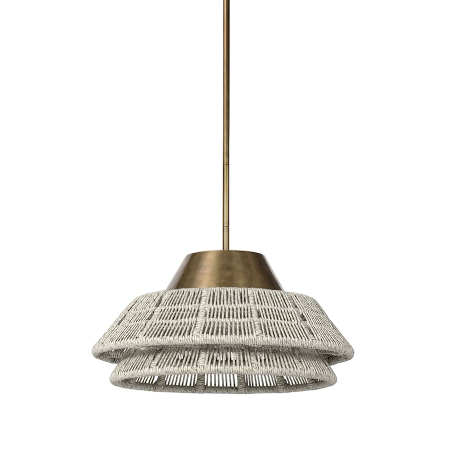 Palecek Pescadero 2 Light 24" Wide Outdoor Pendant - Image 1