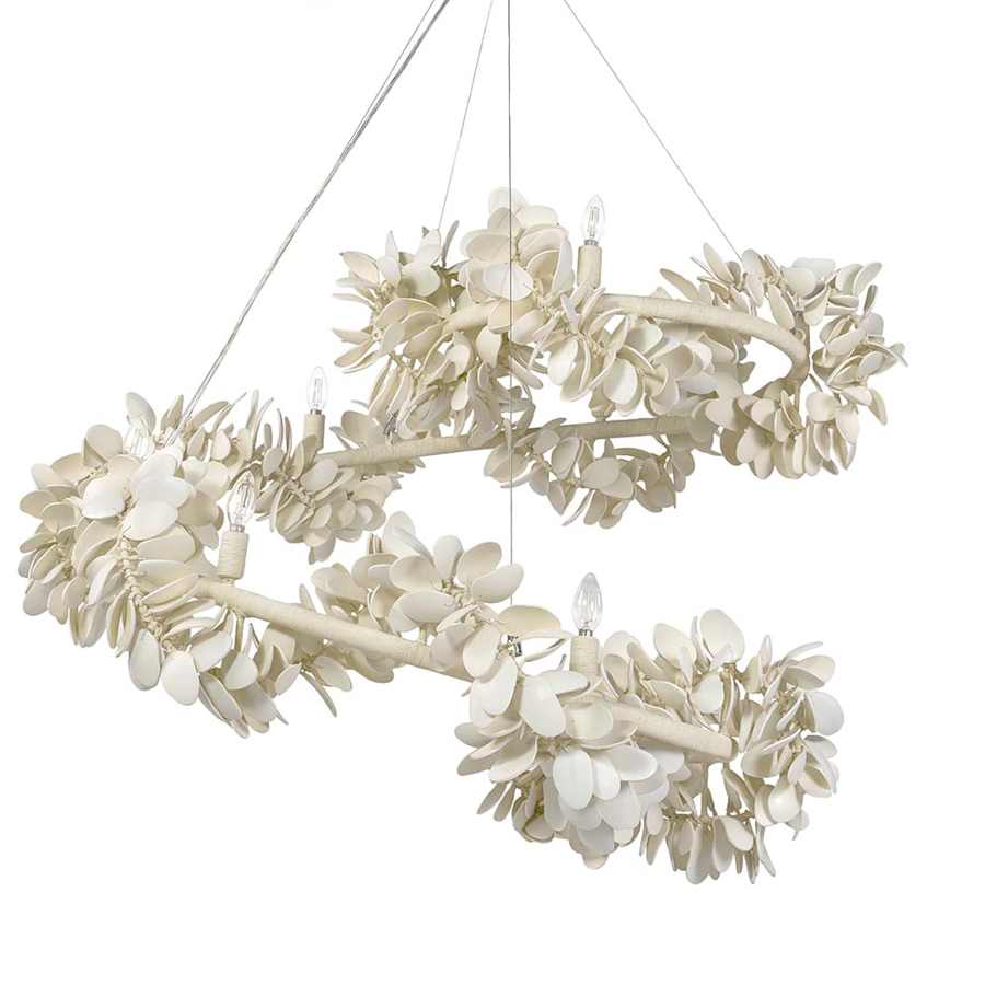 Palecek Roma 6 Light 54" Wide Chandelier - Image 1