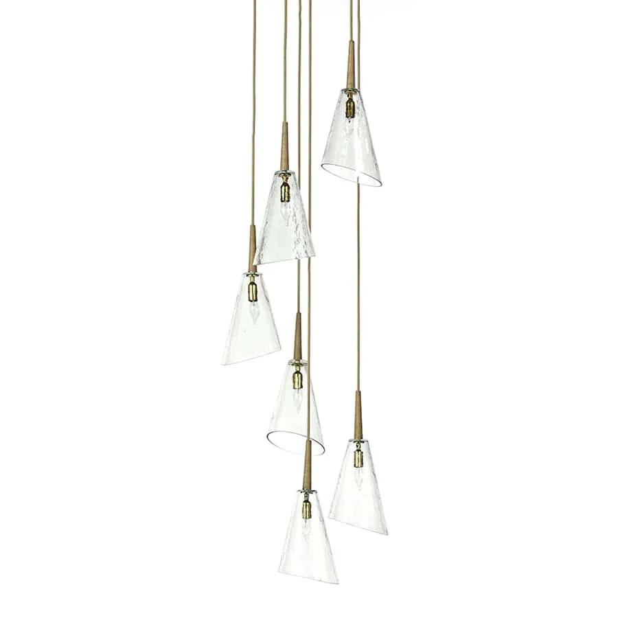 Palecek Veraldi 6 Light 23″ Wide Chandelier
