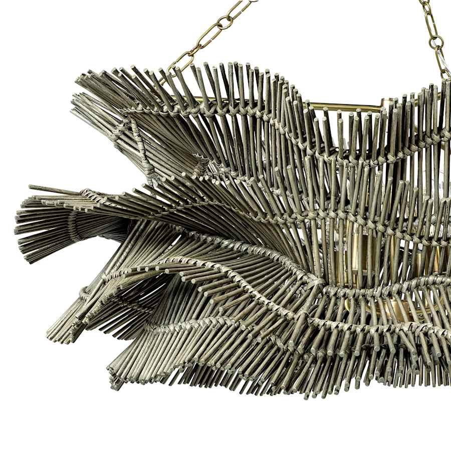 Palecek Miramar 4 Light 47" Wide Chandelier - Image 2
