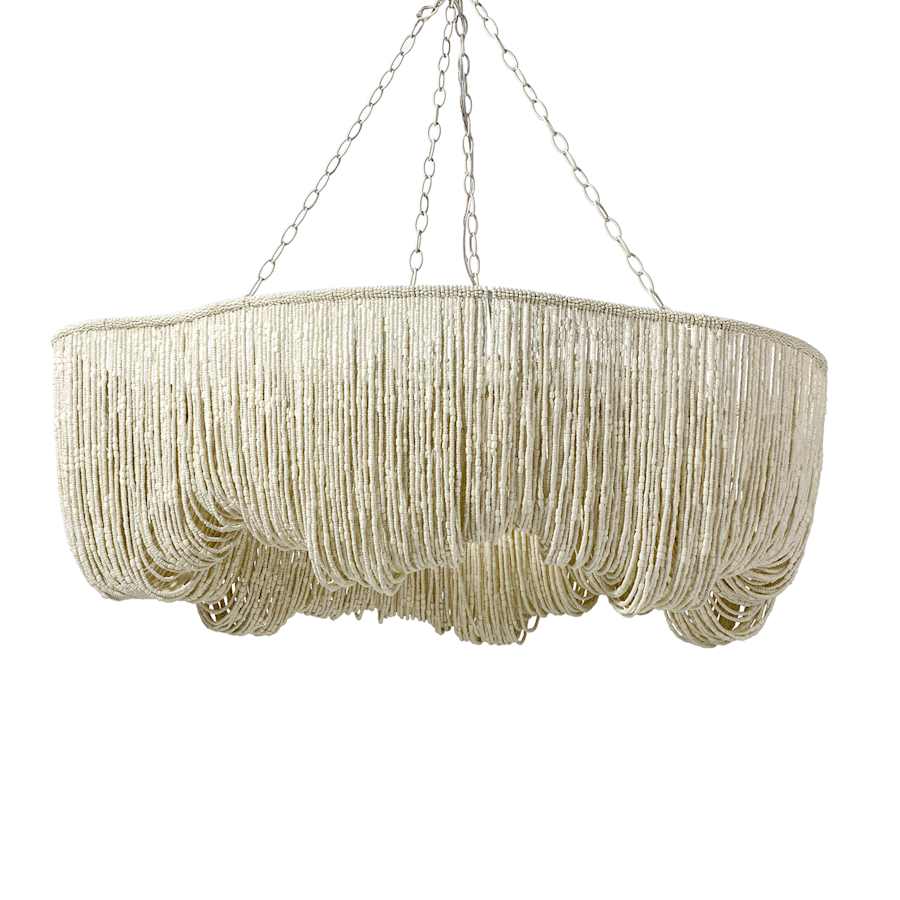 Palecek Lola 6 Light 46" Wide Ring Chandelier - Image 1