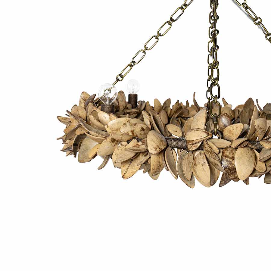 Palecek Siena 4 Light 36" Wide Ring Chandelier - Image 2