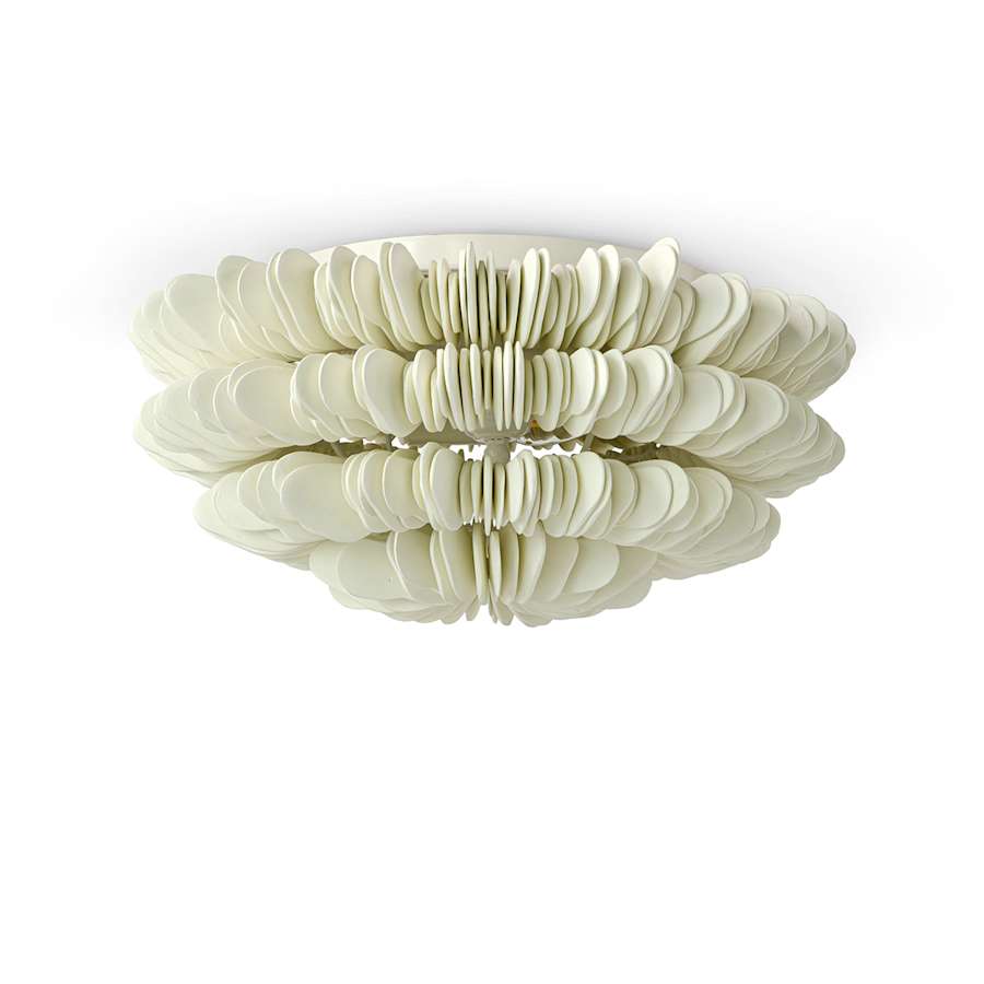 Palecek Hannah 2 Light 19" Wide Flush Mount Ceiling Fixture - Image 1