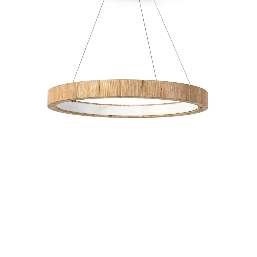 Palecek Gibson 32" Wide Ring Chandelier - Image 1