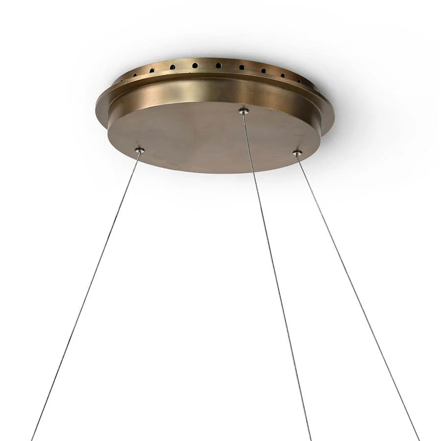Palecek Gibson 32" Wide Ring Chandelier - Image 2