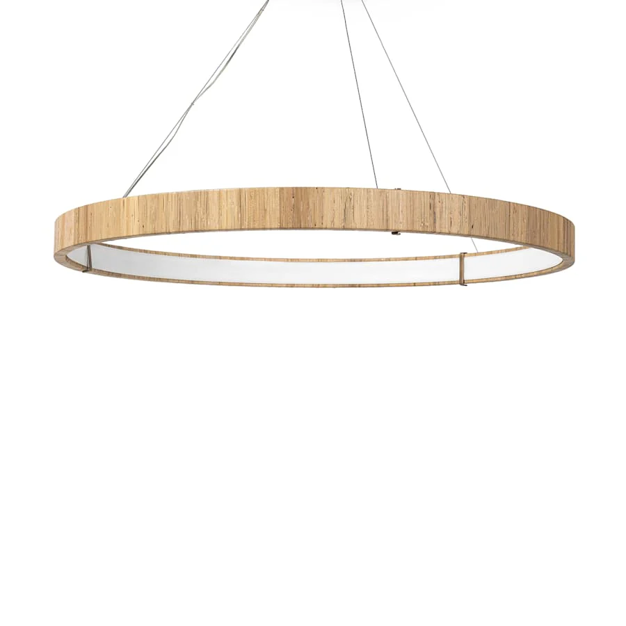 Palecek Gibson 44" Wide Ring Chandelier - Image 1