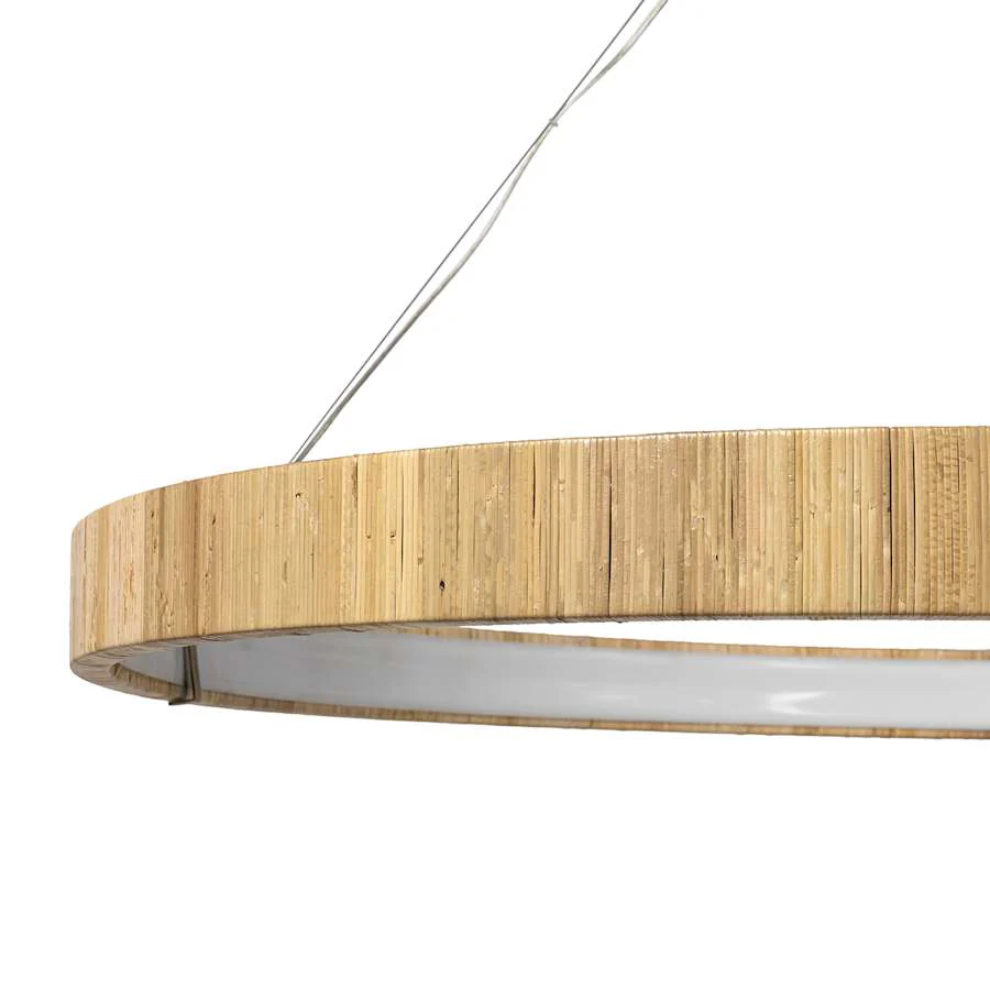 Palecek Gibson 44" Wide Ring Chandelier - Image 2