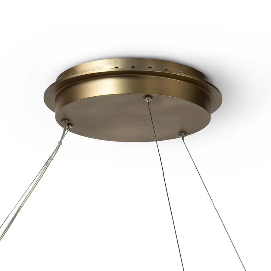 Palecek Gibson 44" Wide Ring Chandelier - Image 3