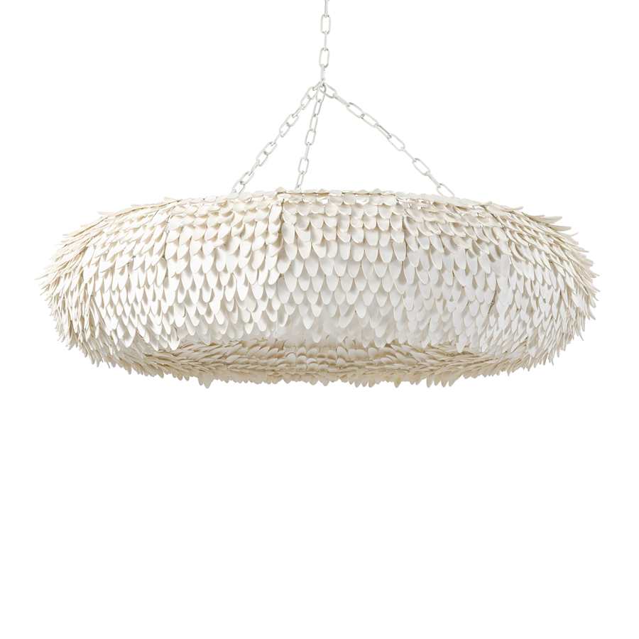 Palecek Mariposa 8 Light 50" Wide Ring Chandelier - Image 1
