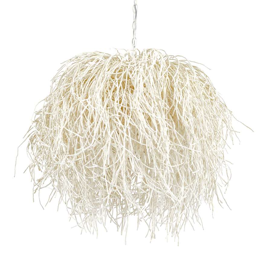 Palecek Windblown 3 Light 29" Wide Beaded Chandelier - Image 1